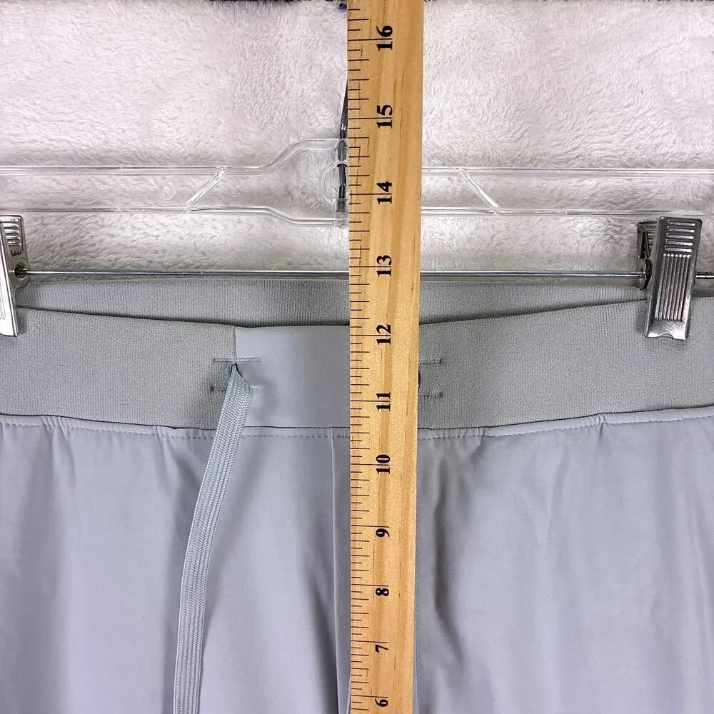Ten Thousand Interval Joggers Pants Mens M Gray Nylon Workout Preppy Gym Stretch - Picture 8 of 12